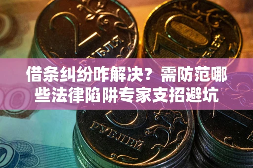 北京借条纠纷咋解决？需防范哪些法律陷阱专家支招避坑