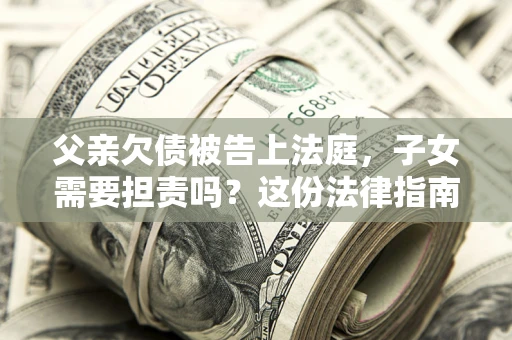北京父亲欠债被告上法庭，子女需要担责吗？这份法律指南必须看完
