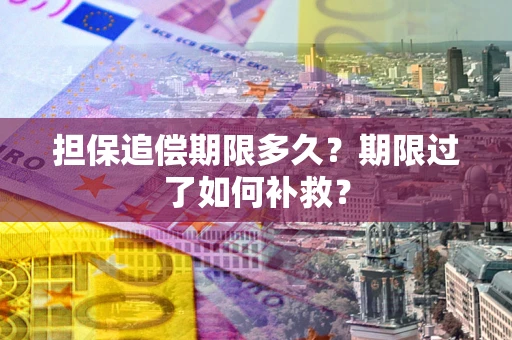 北京担保追偿期限多久？期限过了如何补救？
