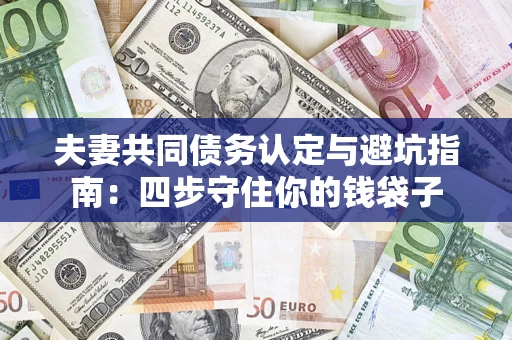 北京夫妻共同债务认定与避坑指南：四步守住你的钱袋子