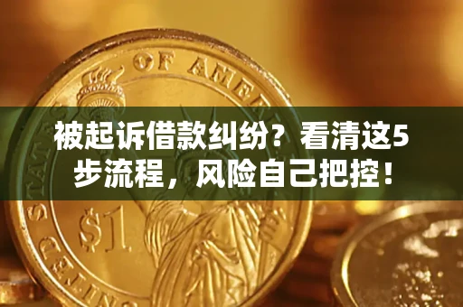 北京被起诉借款纠纷？看清这5步流程，风险自己把控！