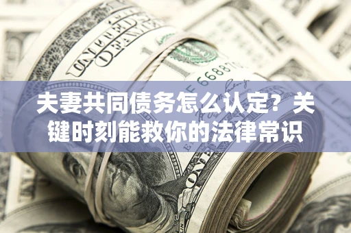 北京夫妻共同债务怎么认定？关键时刻能救你的法律常识